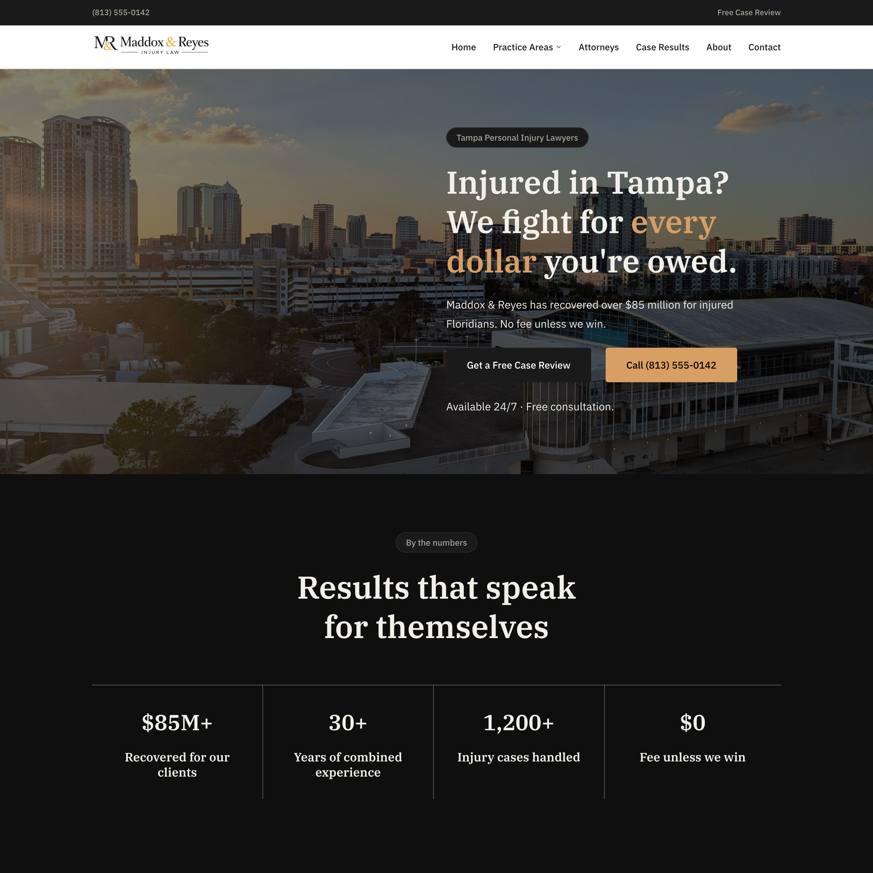 Maddox & Reyes website